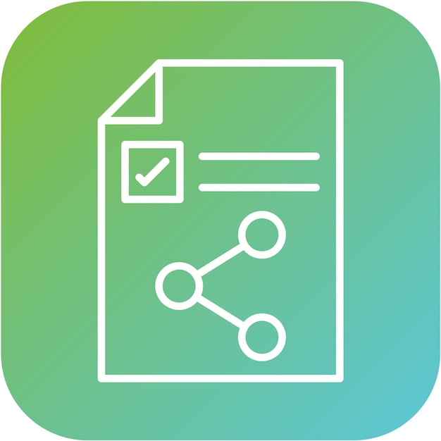 Diseño vectorial Compartir archivos Estilo de icono