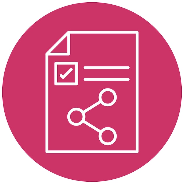 Diseño vectorial Compartir archivos Estilo de icono