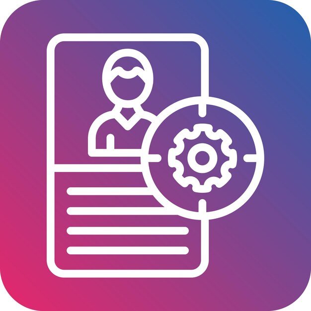 Diseño vectorial Comprador Estilo del icono de Persona