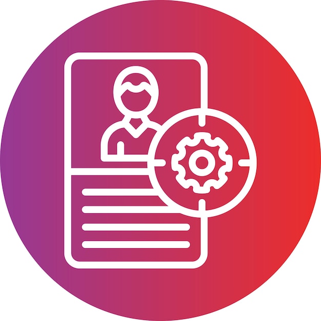 Diseño vectorial Comprador Estilo del icono de Persona
