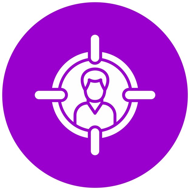 Diseño vectorial Comprador Estilo del icono de Persona