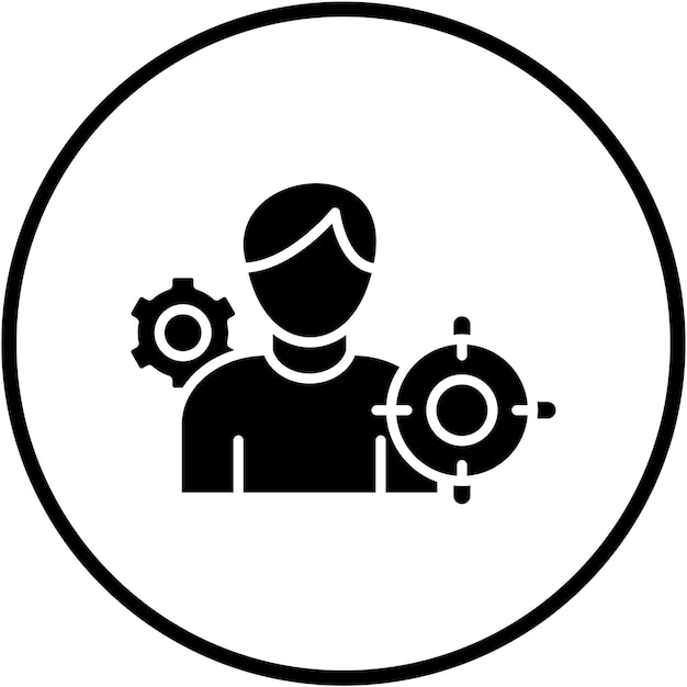 Diseño vectorial Comprador Estilo del icono de Persona