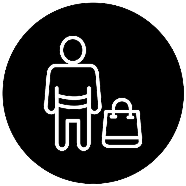 Diseño vectorial para los compradores Paradise Icon Style