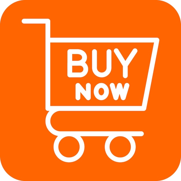 Diseño vectorial Comprar ahora Estilo de icono