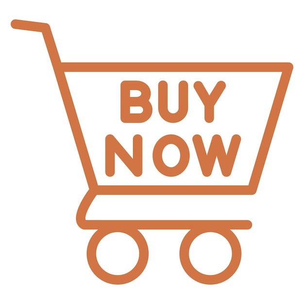 Diseño vectorial Comprar ahora Estilo de icono