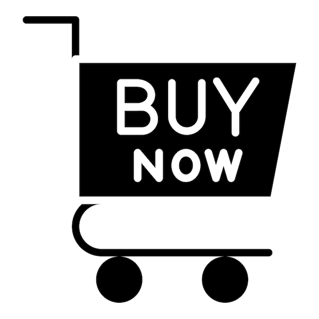 Diseño vectorial Comprar ahora Estilo de icono