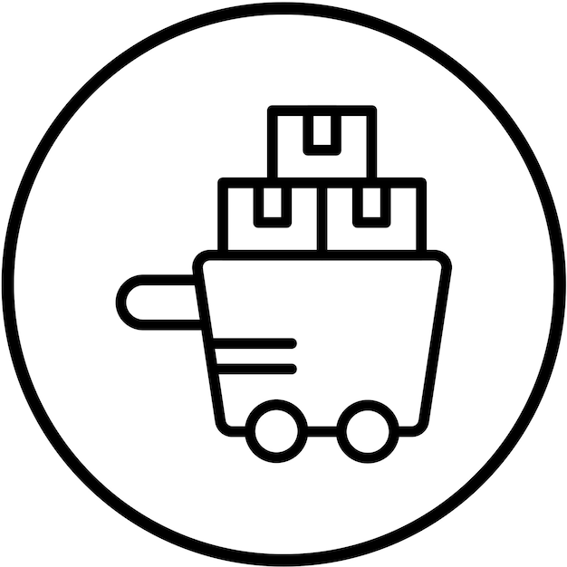 Diseño vectorial Comprar en masa Estilo de icono