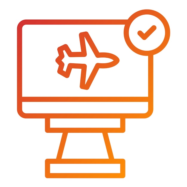 Diseño vectorial Compruebe el estilo del icono