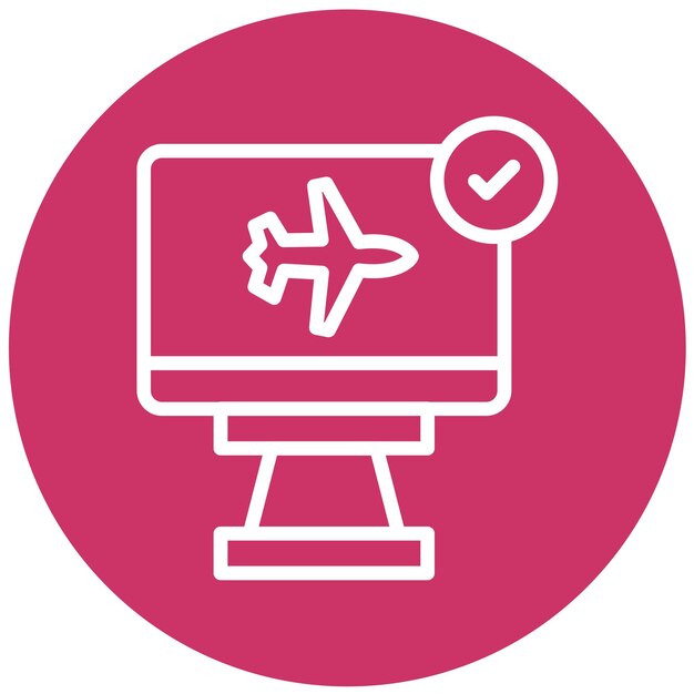 Diseño vectorial Compruebe el estilo del icono