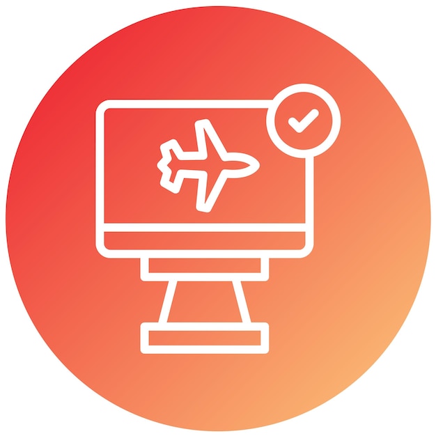Diseño vectorial Compruebe el estilo del icono