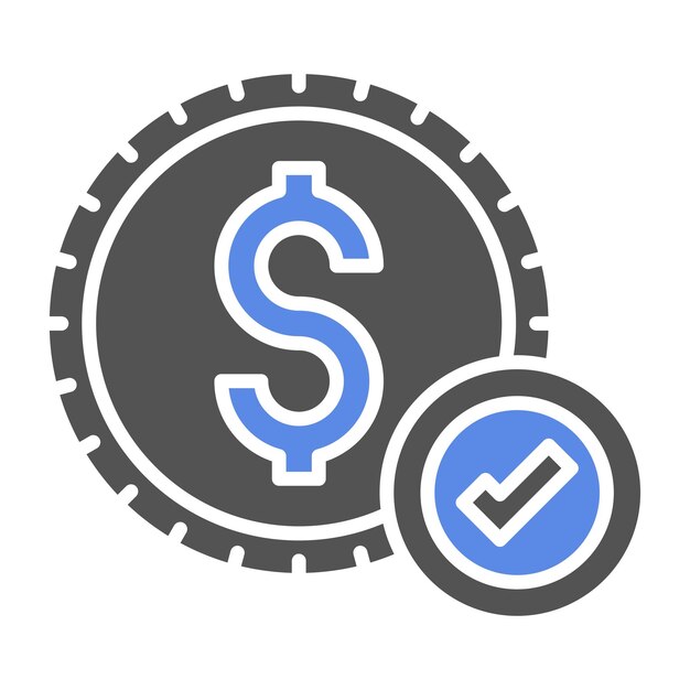 Diseño vectorial Compruebe el estilo del icono