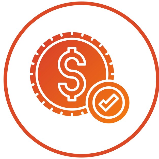 Diseño vectorial Compruebe el estilo del icono