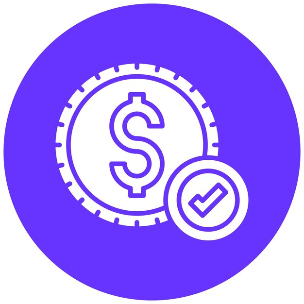 Diseño vectorial Compruebe el estilo del icono