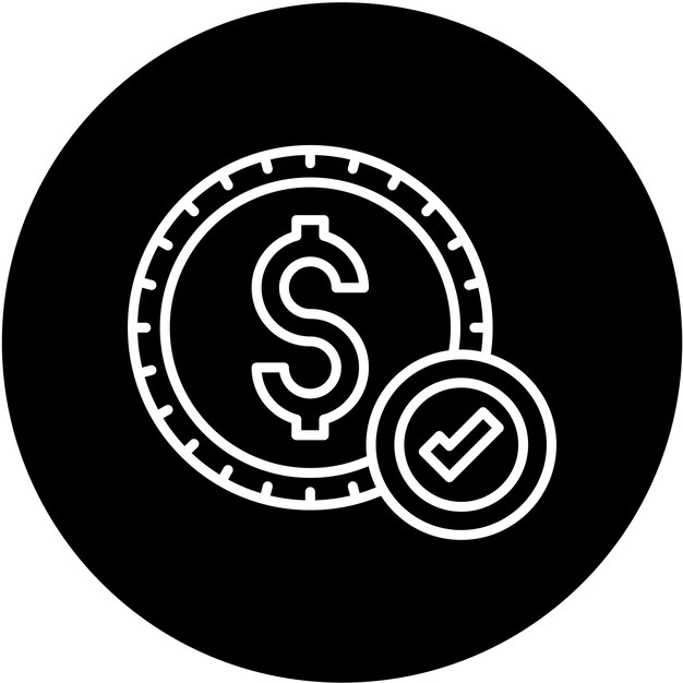 Diseño vectorial Compruebe el estilo del icono