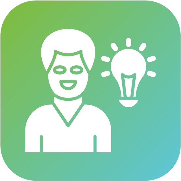 Diseño vectorial de conciencia emocional Estilo del icono