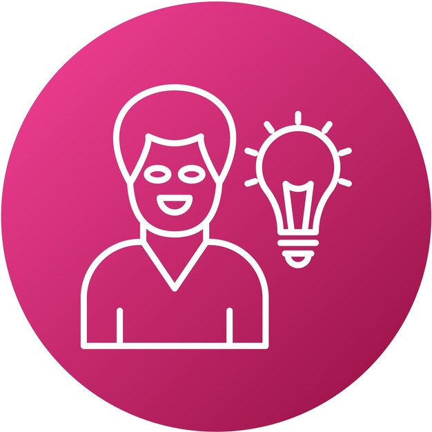 Diseño vectorial de conciencia emocional Estilo del icono