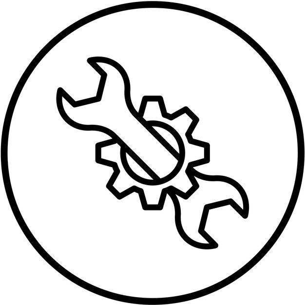 Diseño vectorial Configuración personalizada del estilo del icono