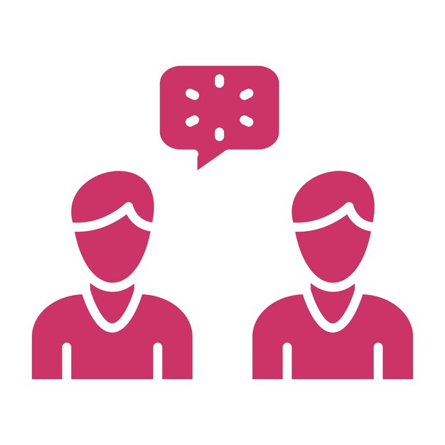 Diseño vectorial Conflicto de intereses Estilo del icono
