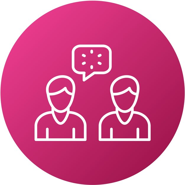 Diseño vectorial Conflicto de intereses Estilo del icono