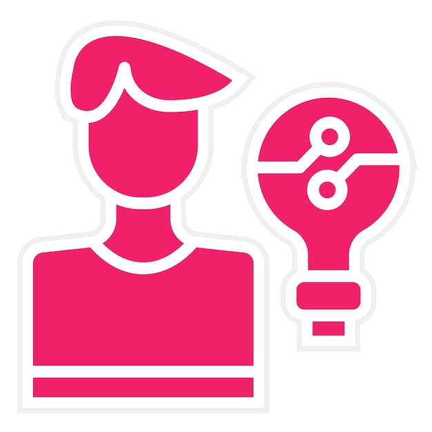 Diseño vectorial Conocedores de contenido Estilo de íconos