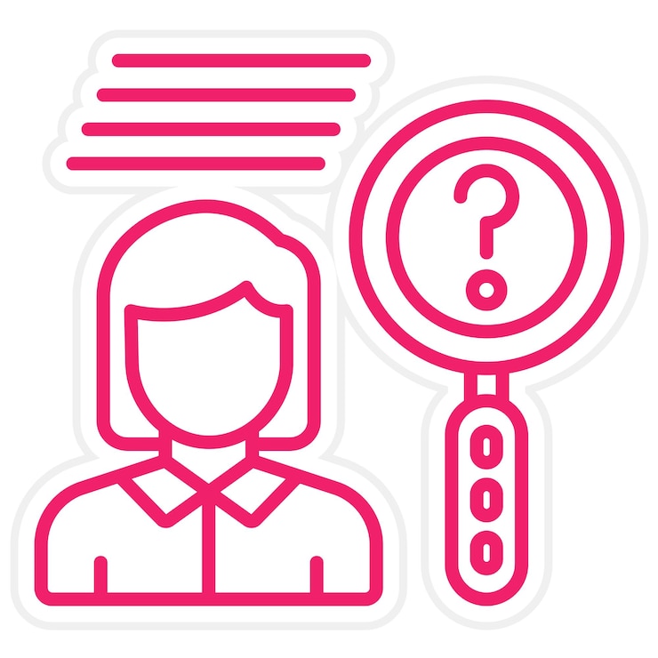 Vector diseño vectorial conozca el estilo del icono de su cliente
