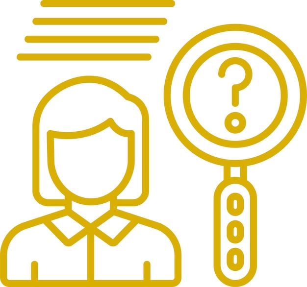 Diseño vectorial Conozca el estilo del icono de su cliente