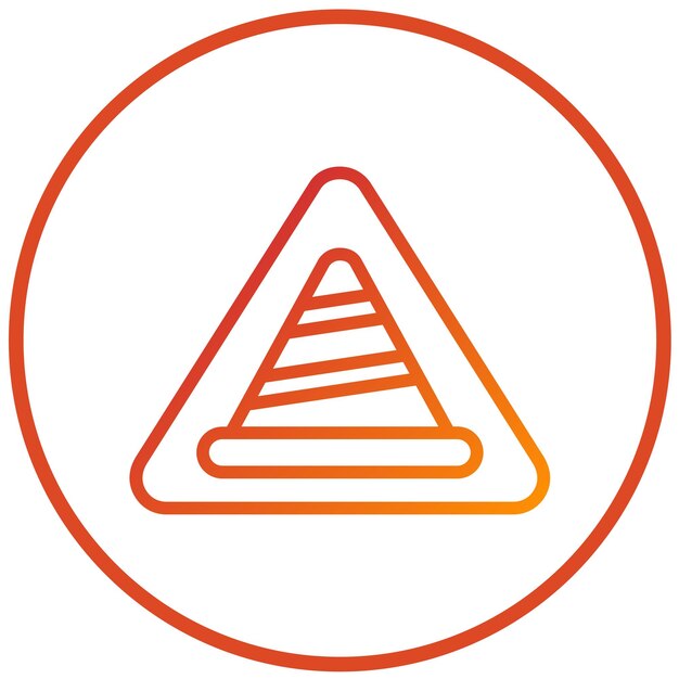 Diseño vectorial en construcción Estilo del icono