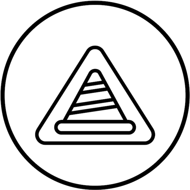 Diseño vectorial en construcción Estilo del icono