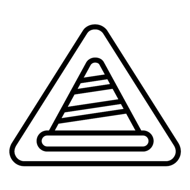 Diseño vectorial en construcción Estilo del icono
