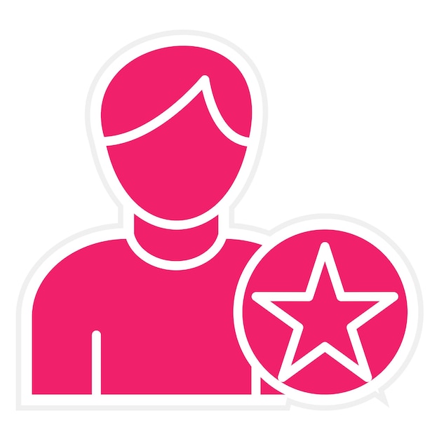 Diseño vectorial Construyendo el estilo del icono de lealtad a la marca