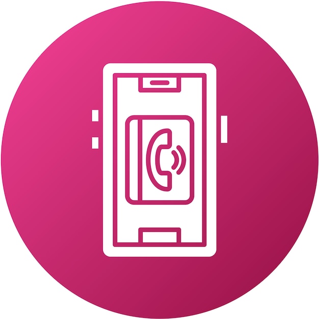 Diseño vectorial de contactos Estilo del icono