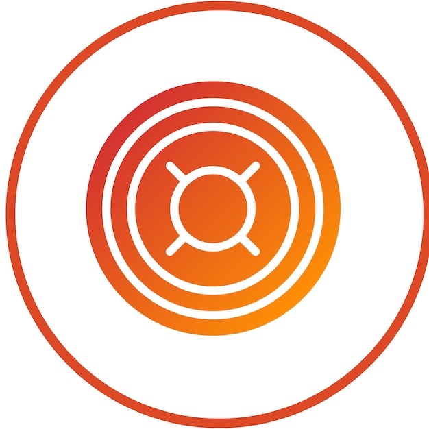 Diseño vectorial Contenido Capitán Estilo de icono