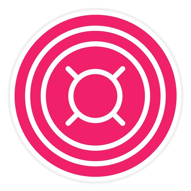 Diseño vectorial Contenido Capitán Estilo de icono