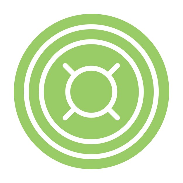 Diseño vectorial Contenido Capitán Estilo de icono
