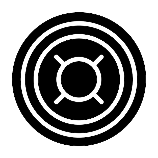 Diseño vectorial Contenido Capitán Estilo de icono