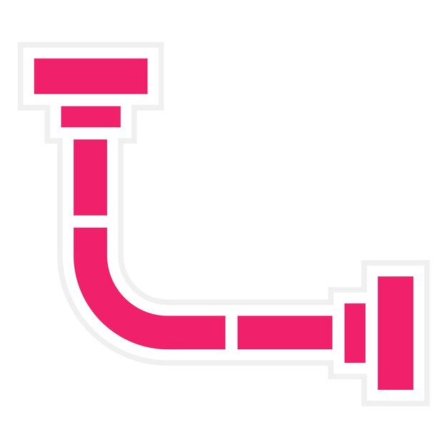 Diseño vectorial de contenido Estilo del icono del conducto