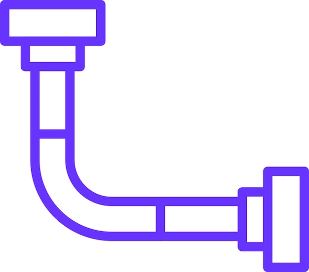 Diseño vectorial de contenido Estilo del icono del conducto