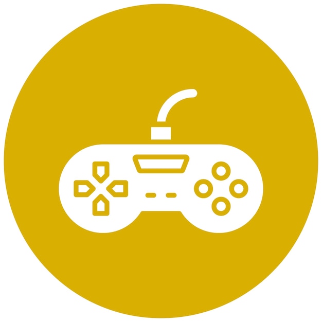 Diseño vectorial del controlador de juego Estilo del icono