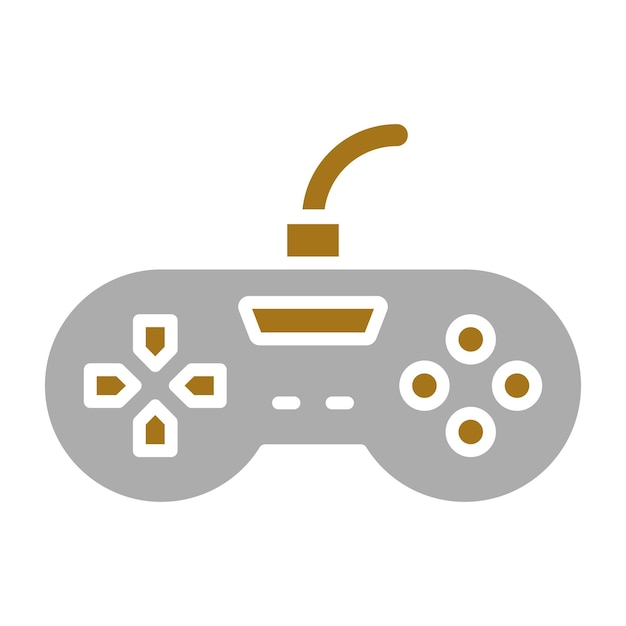 Diseño vectorial del controlador de juego Estilo del icono