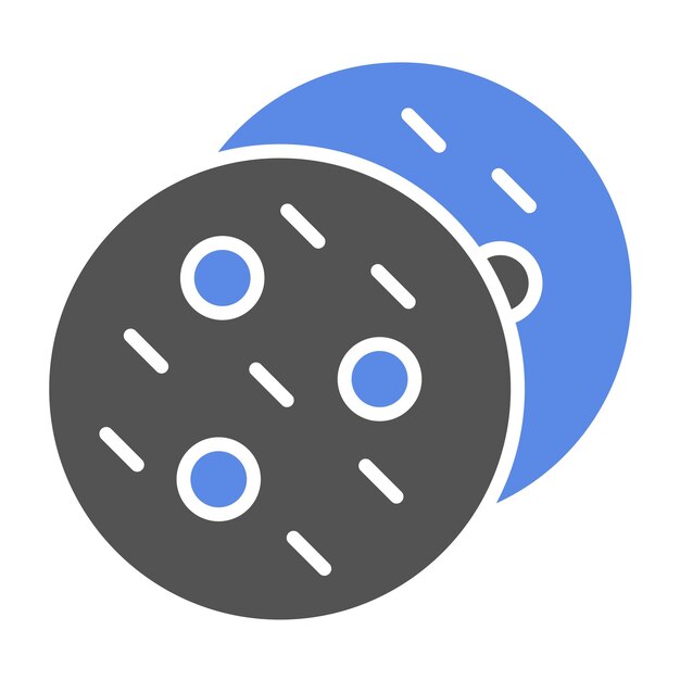 Diseño vectorial de cookies Estilo de icono