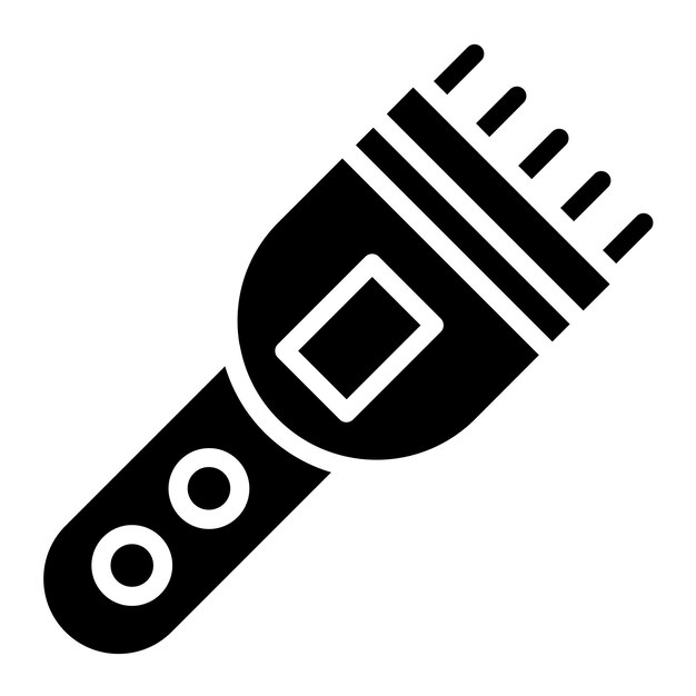 Diseño vectorial Cortador de barba Estilo de icono