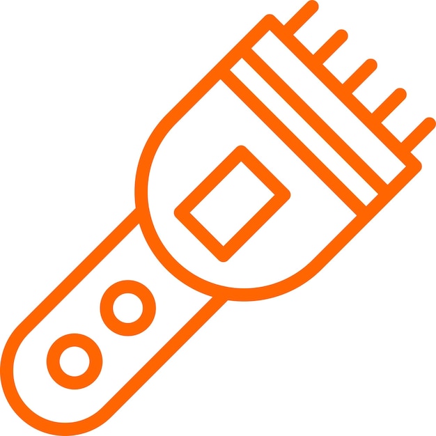 Diseño vectorial Cortador de barba Estilo de icono