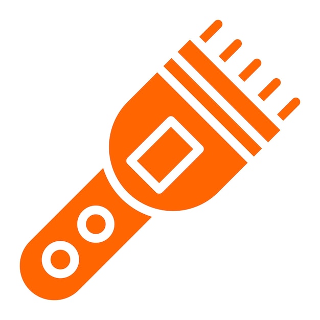 Diseño vectorial Cortador de barba Estilo de icono