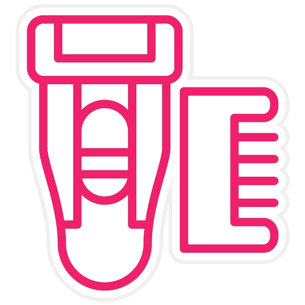 Diseño vectorial Cortador de cabello Estilo del icono