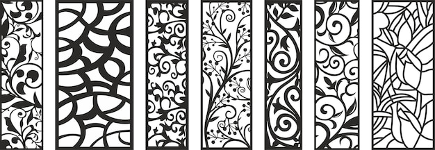Diseño vectorial de corte por láser CNC