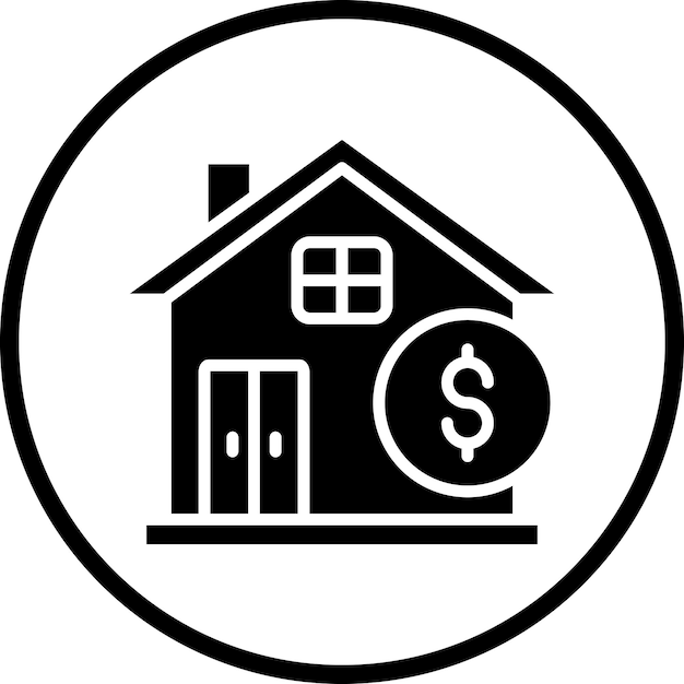 Diseño vectorial Costo de vida Estilo del icono