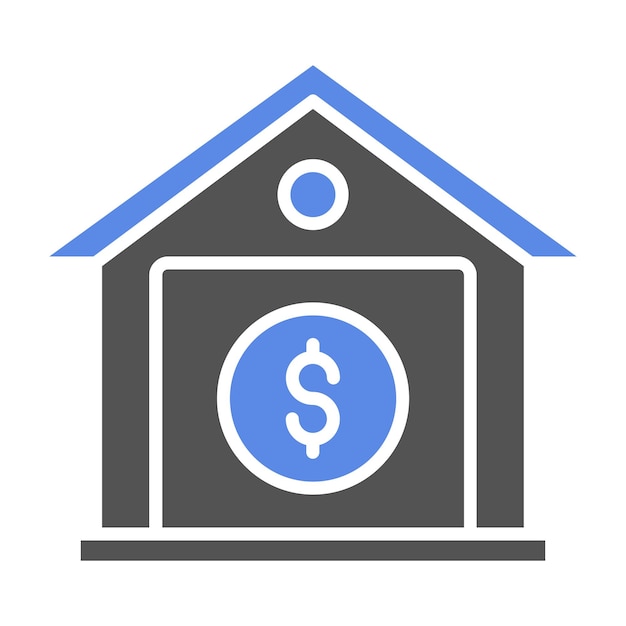 Diseño vectorial Costo de vida Estilo del icono