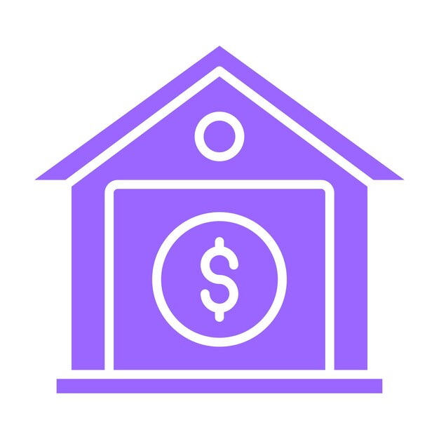 Diseño vectorial Costo de vida Estilo del icono