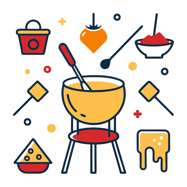 Diseño vectorial sin costuras con patrón de queso