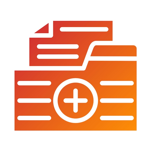 Diseño vectorial Crea el estilo del icono del archivo